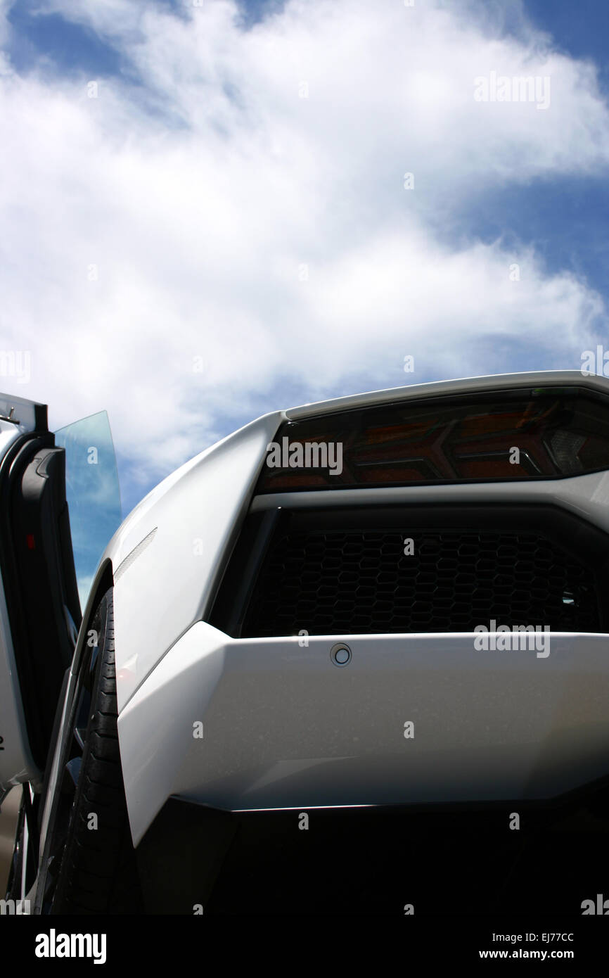 Race car tail Stock Photo Alamy