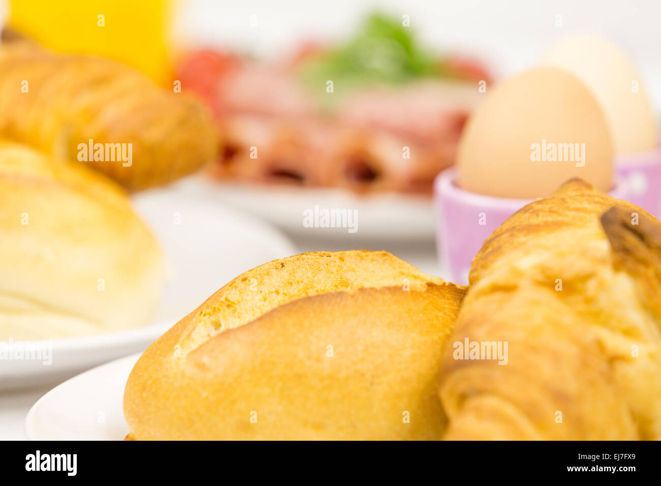 Breakfast bread and cold cuts 9 Stock Photo Alamy
