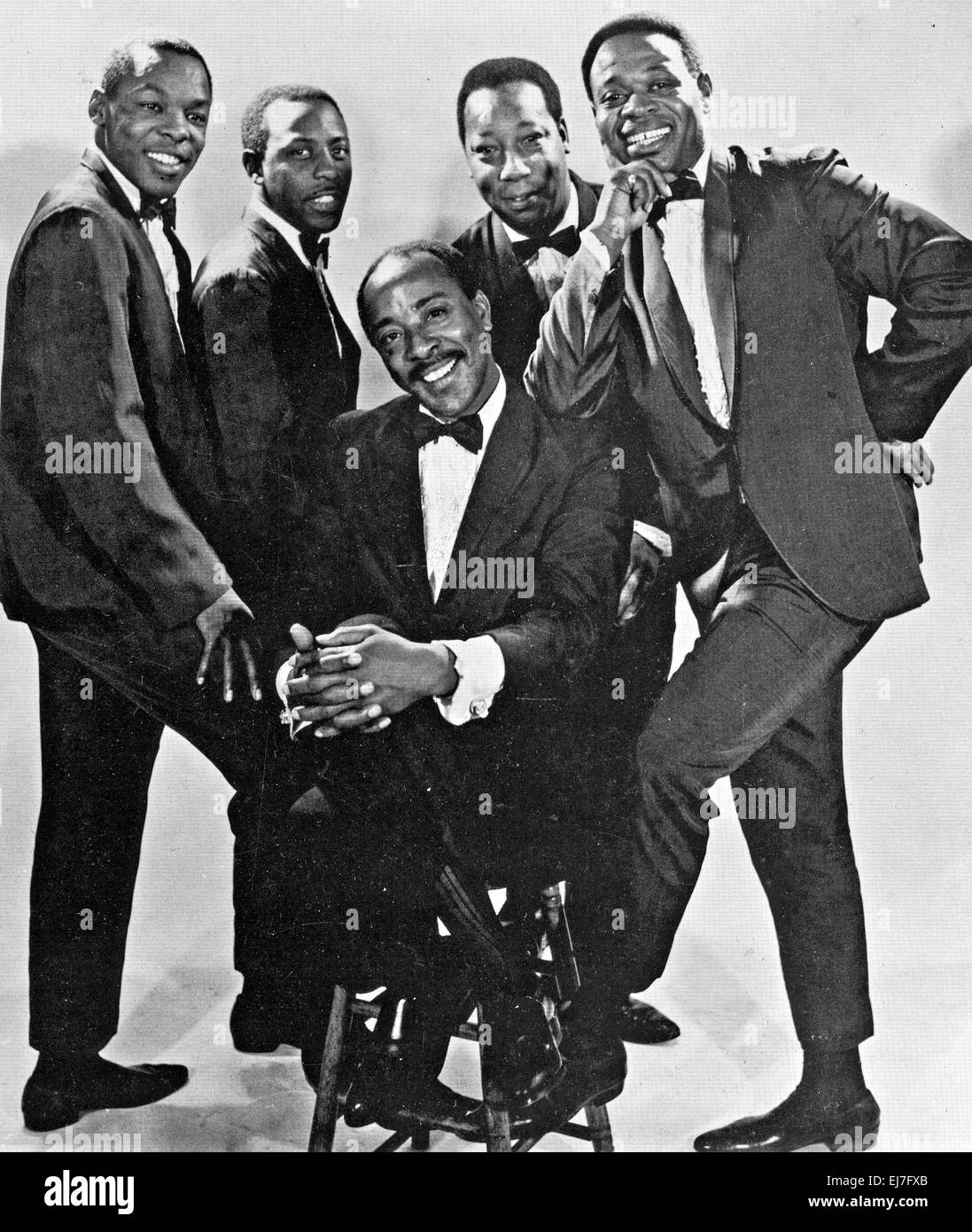 THE TAMS Promotional Photo Of US Vocal Group About 1968 Stock Photo - Alamy