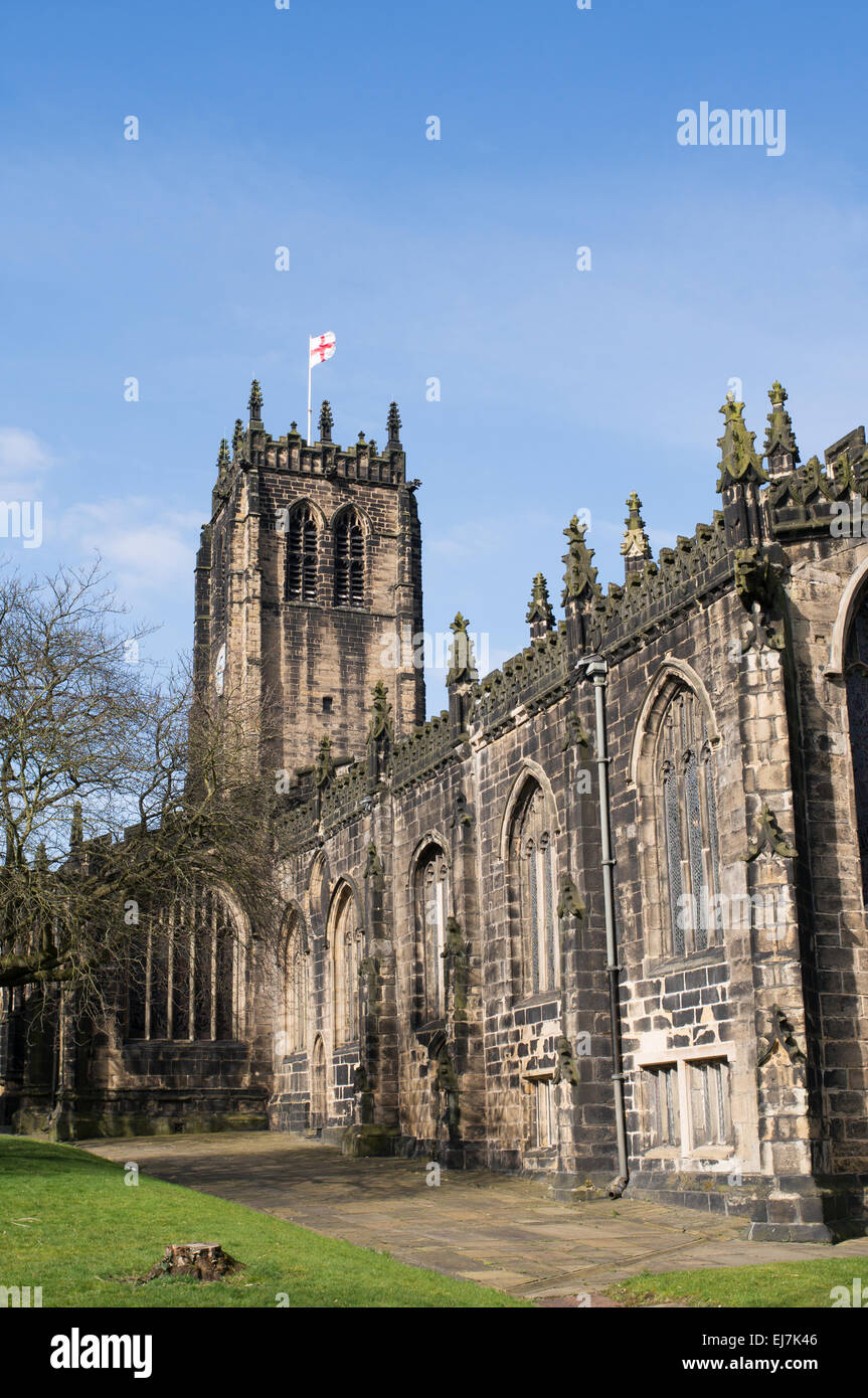 Church of St. John the Baptist Halifax Minster, West Yorkshire, UK