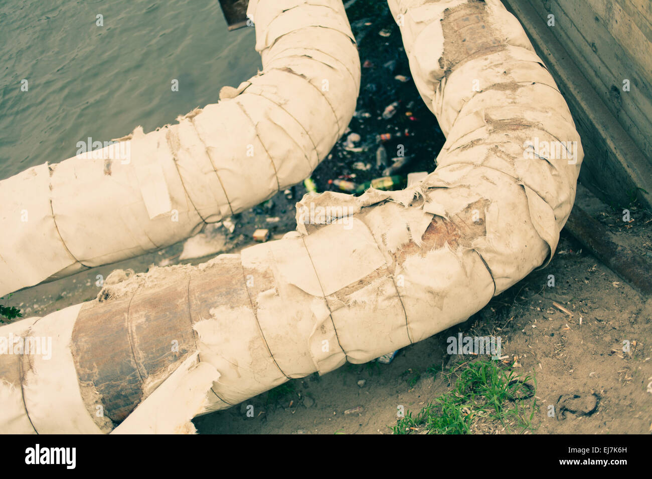 Rusty sewage pipes hi-res stock photography and images - Alamy