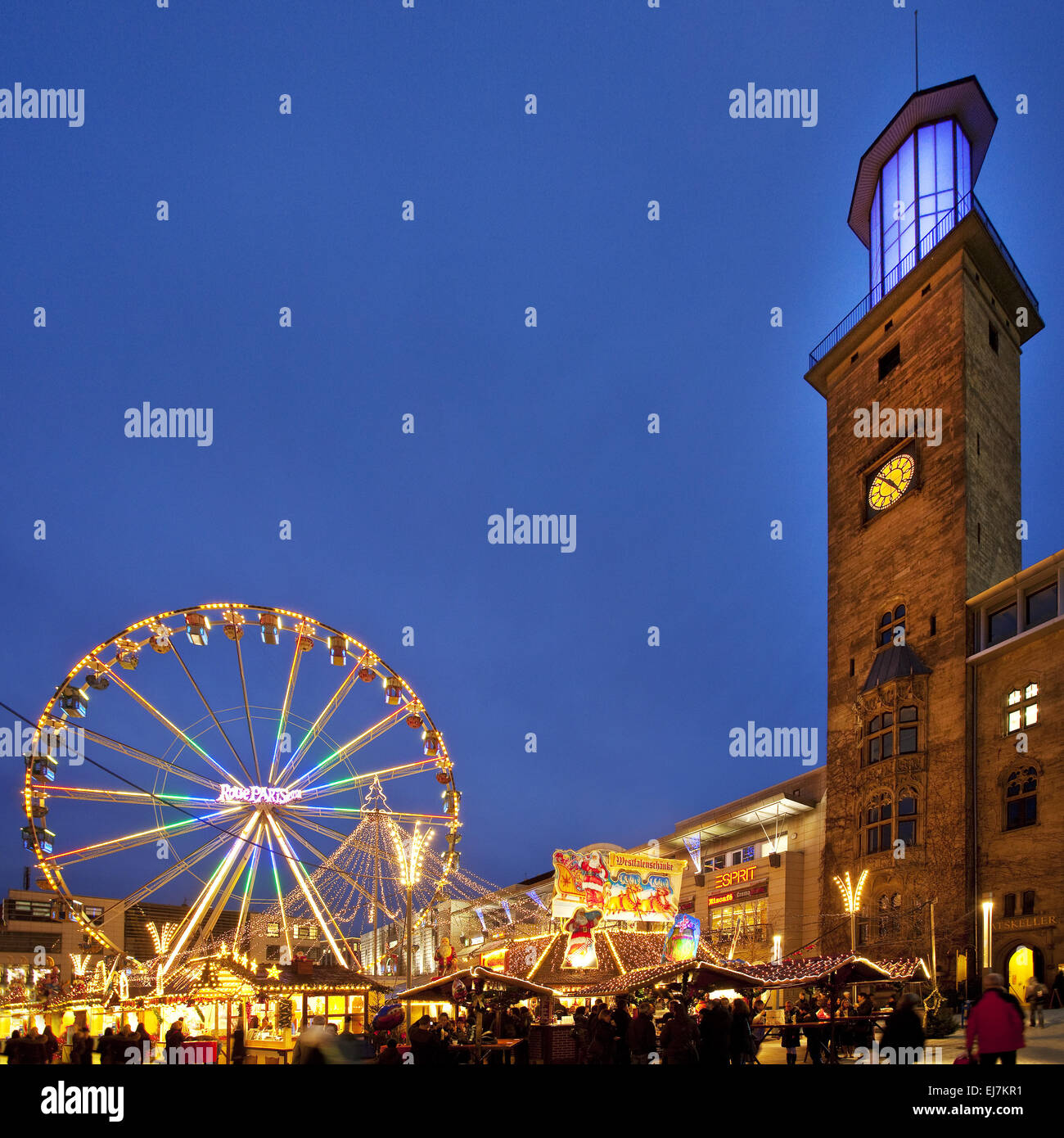 Christmas Market, Hagen, Germany Stock Photo Alamy