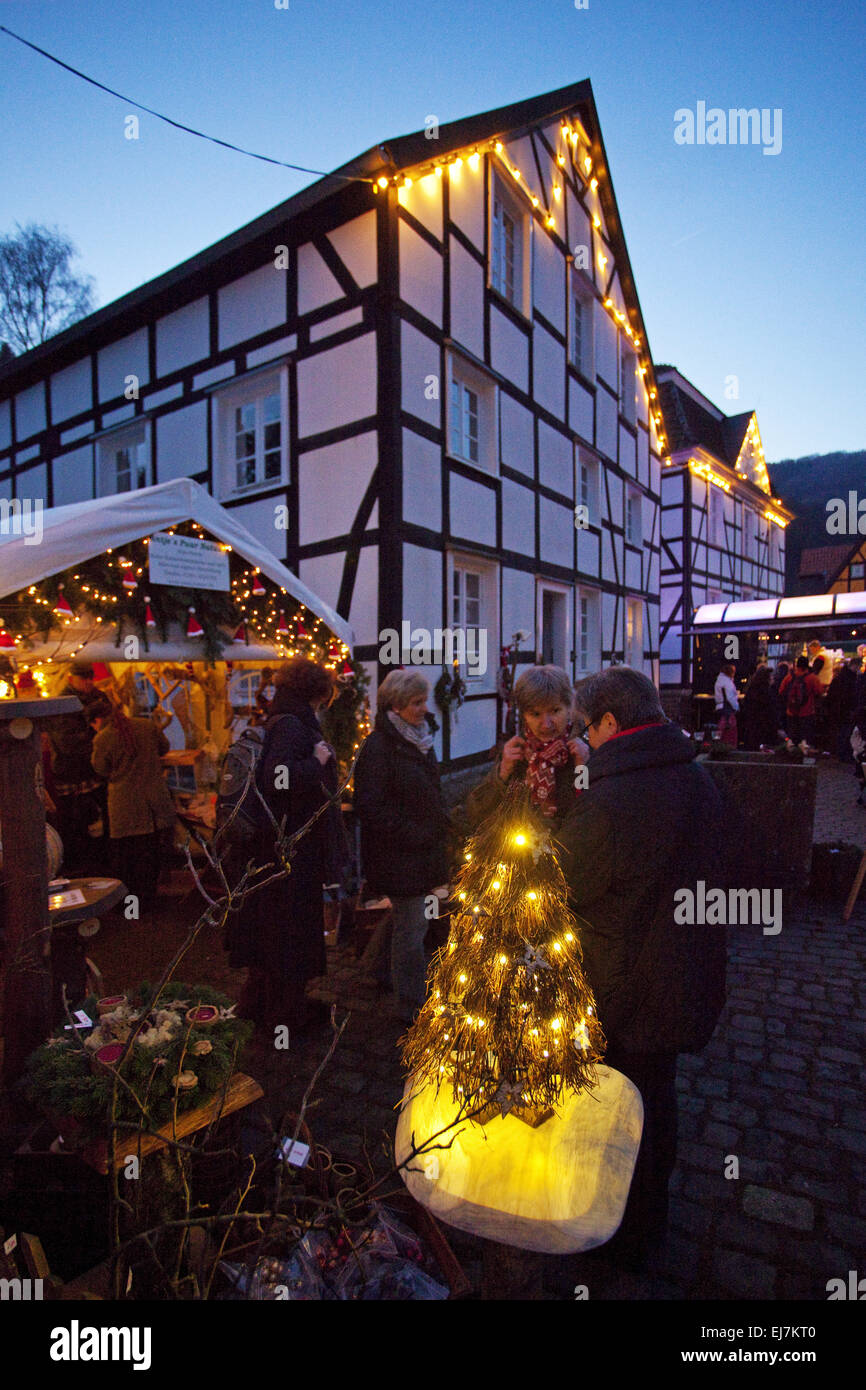 Christmas Market, Hagen, Germany Stock Photo