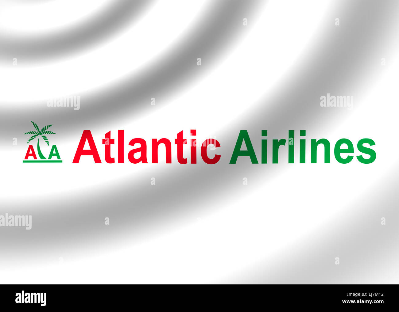 Atlantic Airlines logo icon symbol flag emblem Stock Photo