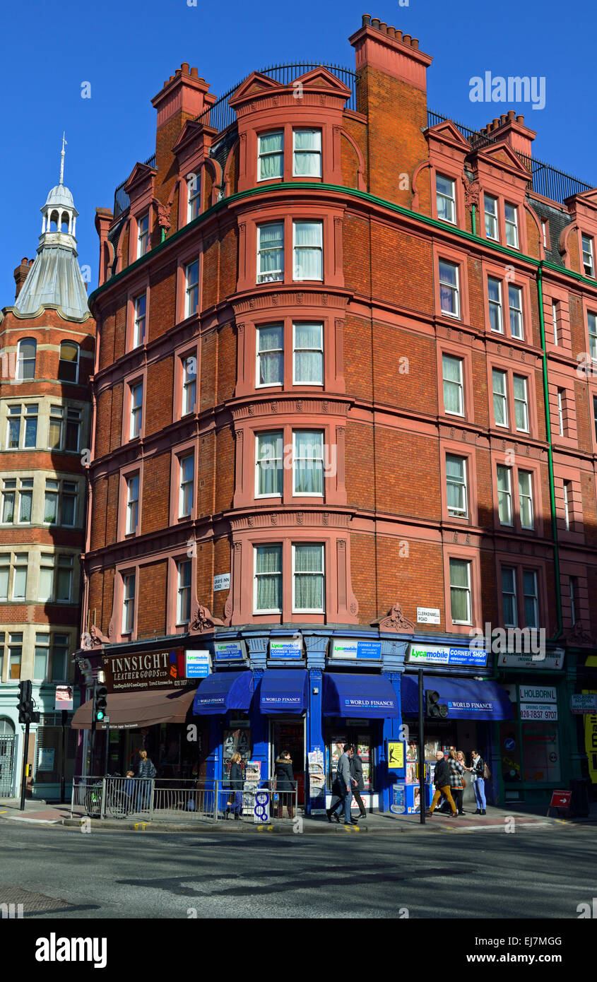 Corner Newsagent, Gray's Inn Road, Clerkenwell Road, Central London