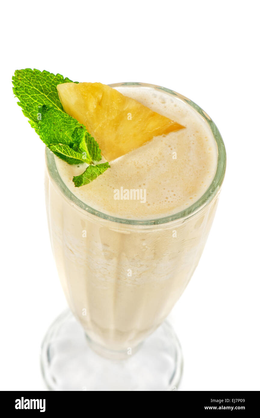 pineapple milk cocktail Stock Photo Alamy