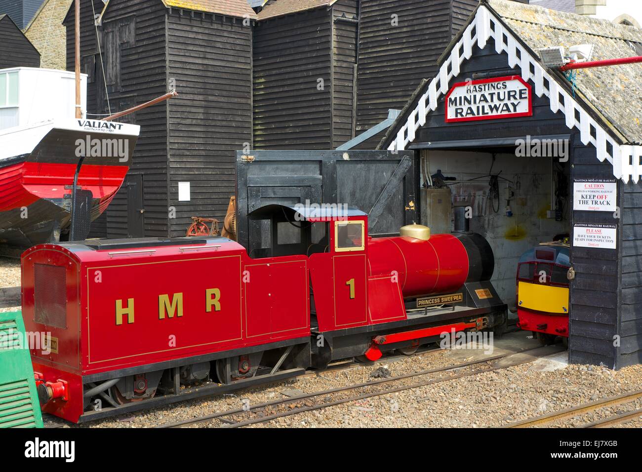 Hastings miniature railway on seafront hi-res stock photography and ...