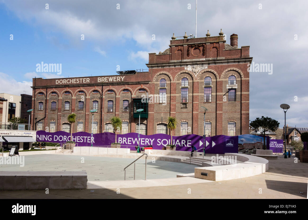 Dorchester Brewery Square, Dorset, England, UK Stock Photo