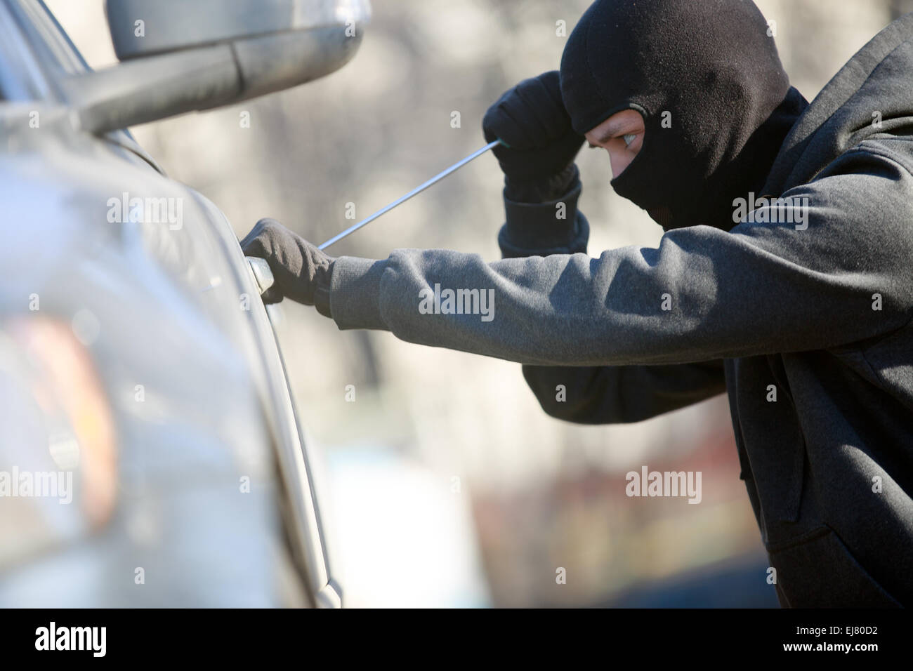 car thief Stock Photo