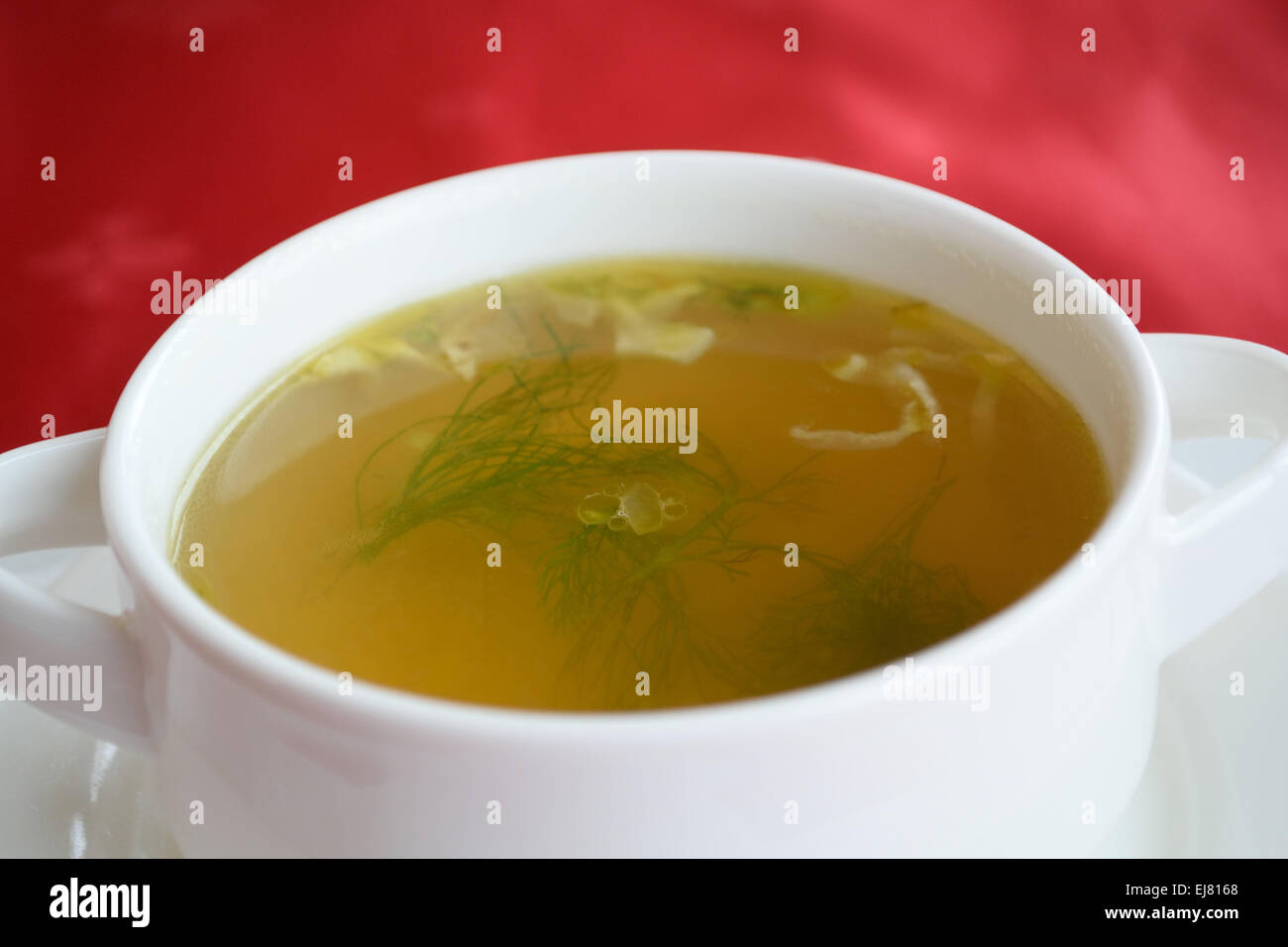 simple fennel soup Stock Photo