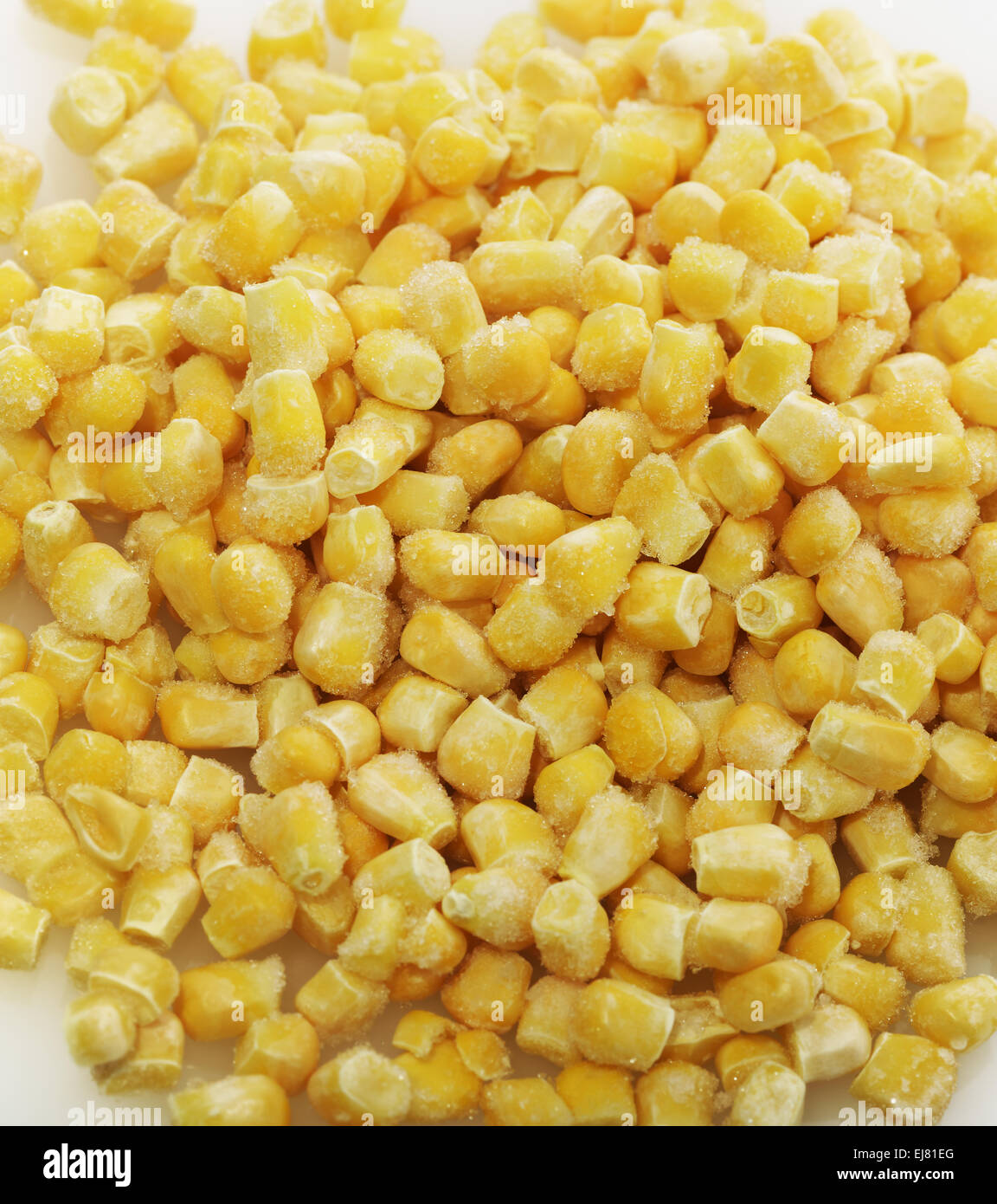 Frozen Sweet Corn Stock Photo Alamy