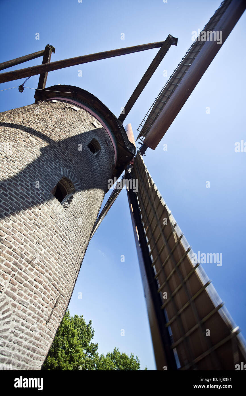 Kriemhild mill, Xanten, Germany Stock Photo