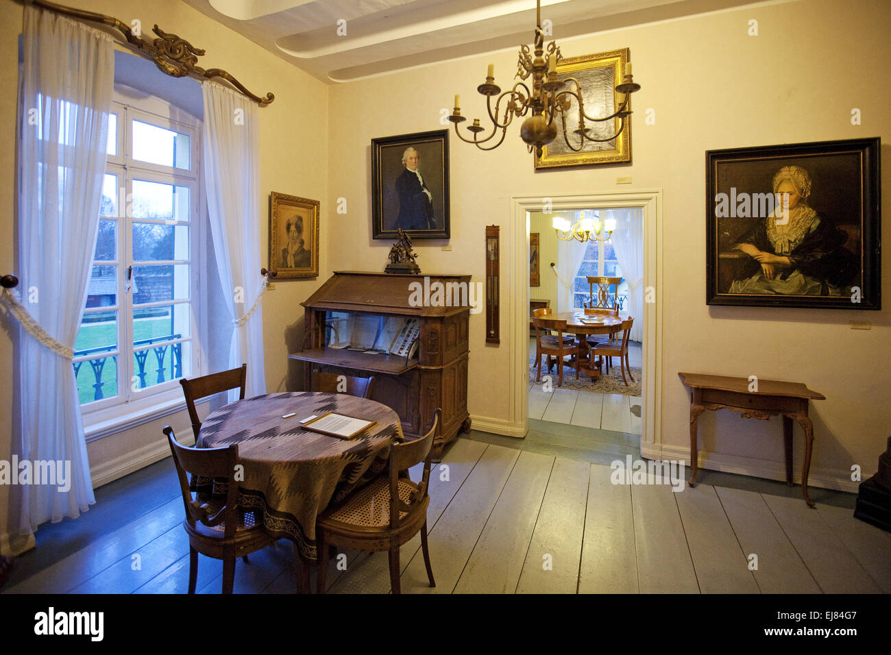Castle Museum Linn Krefeld Germany Stock Photo Alamy