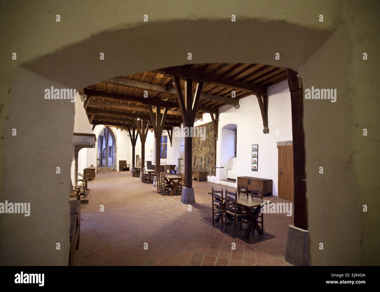 Castle Museum Linn Krefeld Germany Stock Photo Alamy