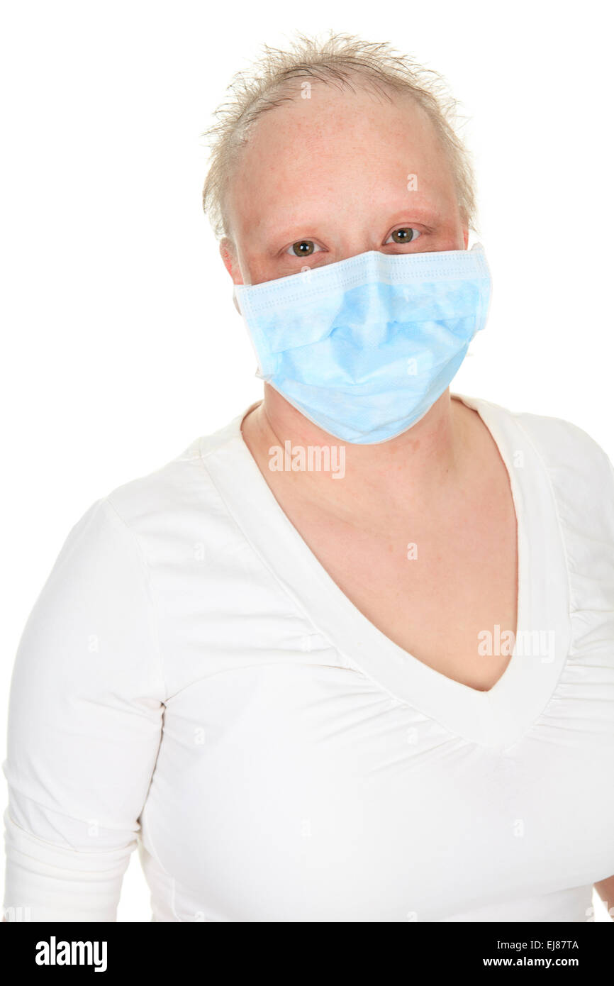 chemotherapy woman wearing a medical mask Stock Photo Alamy