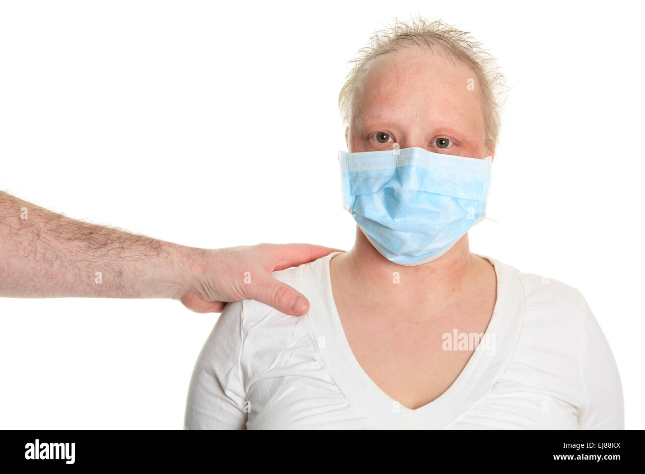 chemotherapy woman wearing a medical mask Stock Photo Alamy
