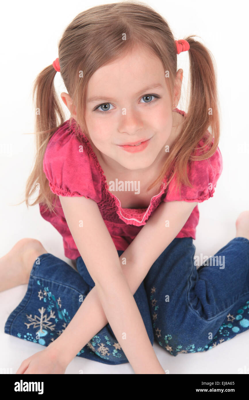 A beautiful girl child Stock Photo
