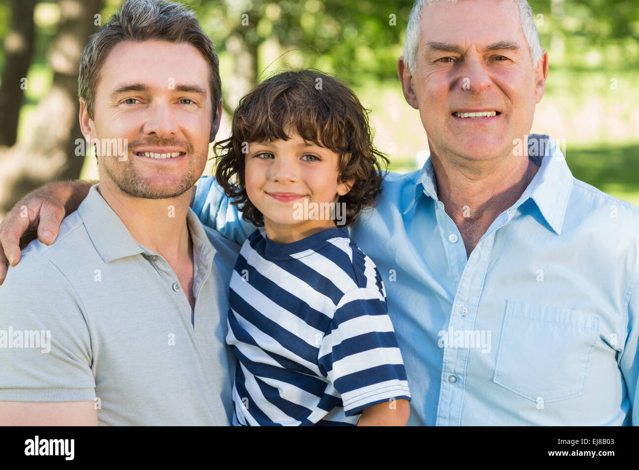 Father grandfather carrying son hi-res stock photography and images - Alamy