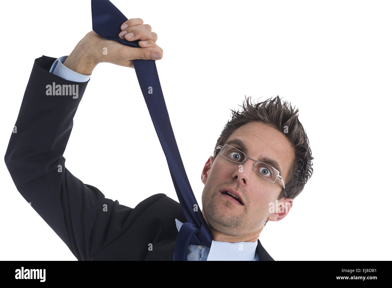 Draw icon image self out of the mud Stock Photo