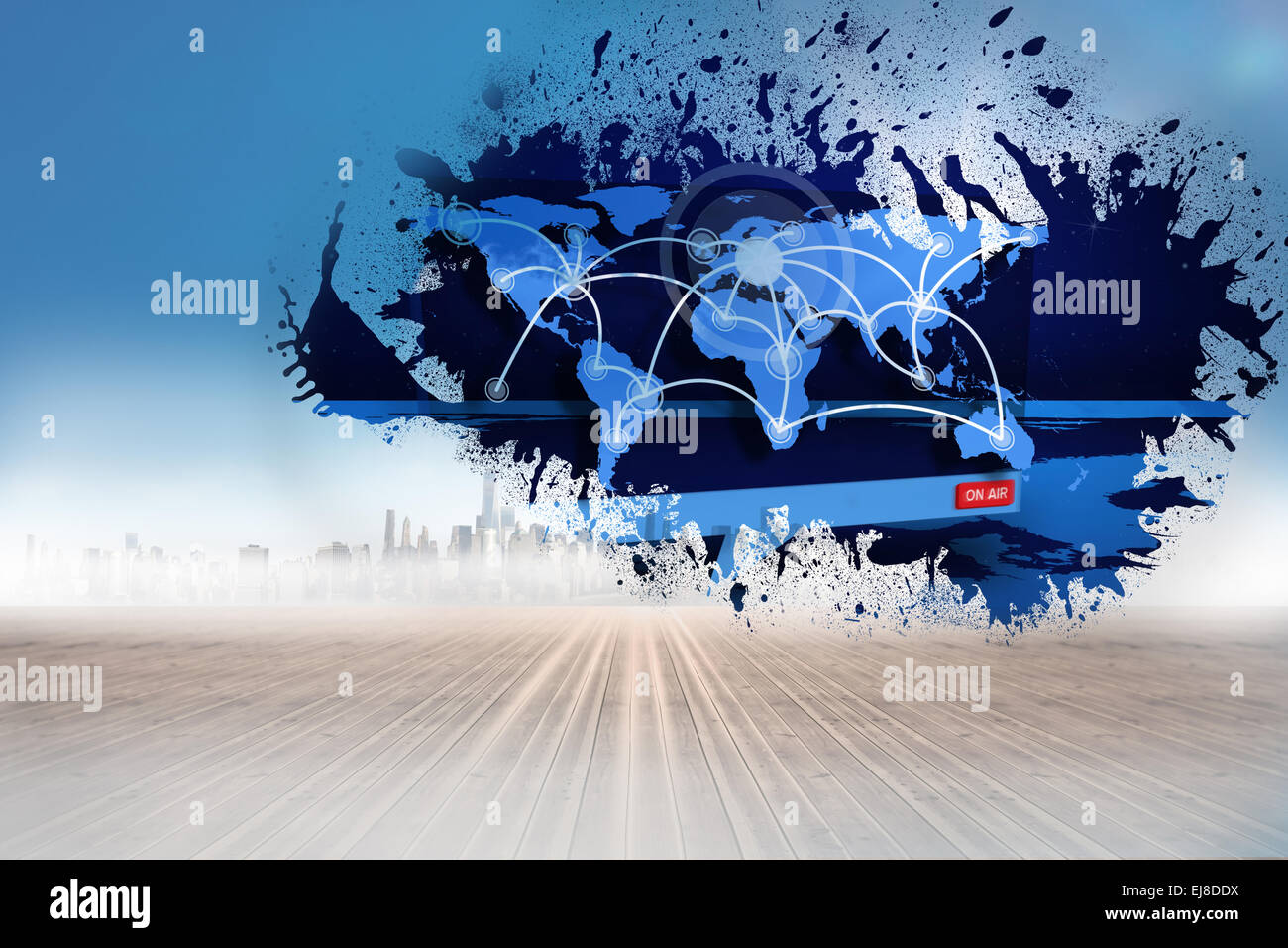 Splash showing international business Stock Photo Alamy