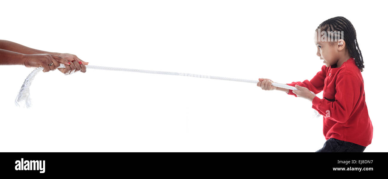 Tried Rope Male cute model Cut Out Stock Images & Pictures - Alamy