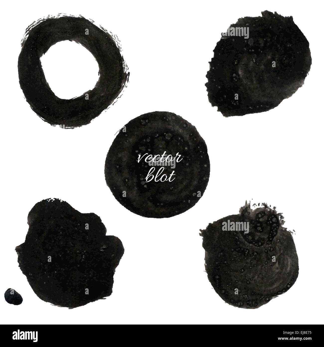 Black Blob Collection Stock Photo - Alamy