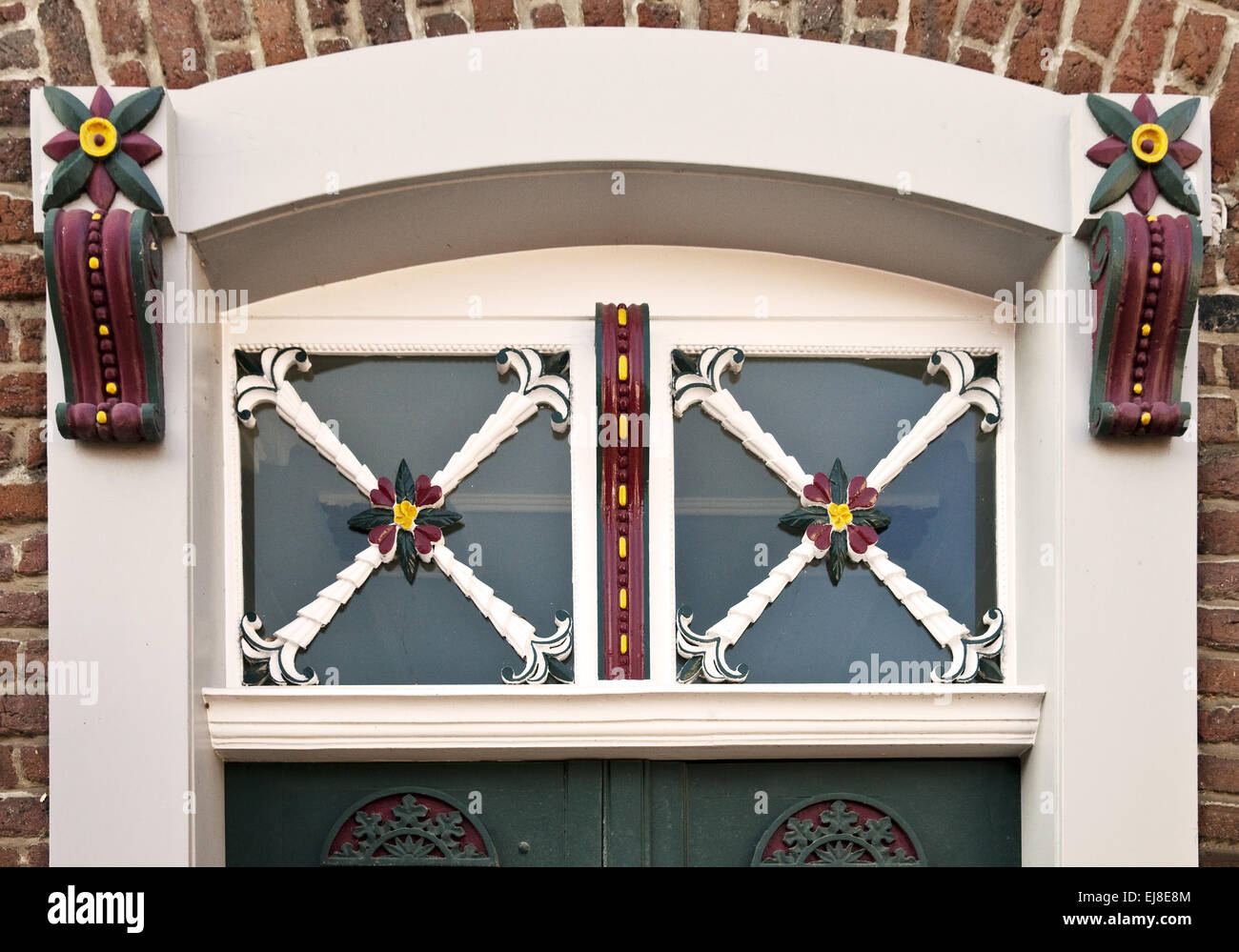 House detail, Kerken, Lower Rhine, Germany Stock Photo