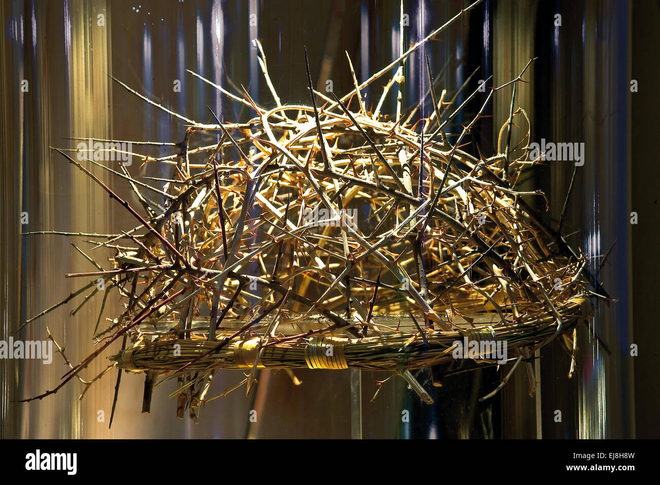 Piedmont Turin Museum of the Shroud Crown of Thorns  Stock Photo