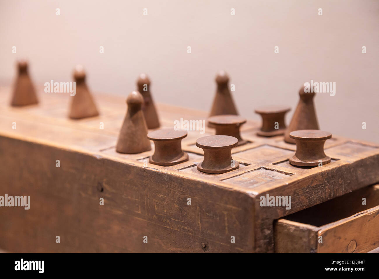 Egyptian Game of Senet Stock Photo