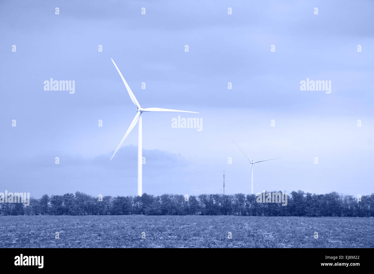 Wind energie. Stock Photo
