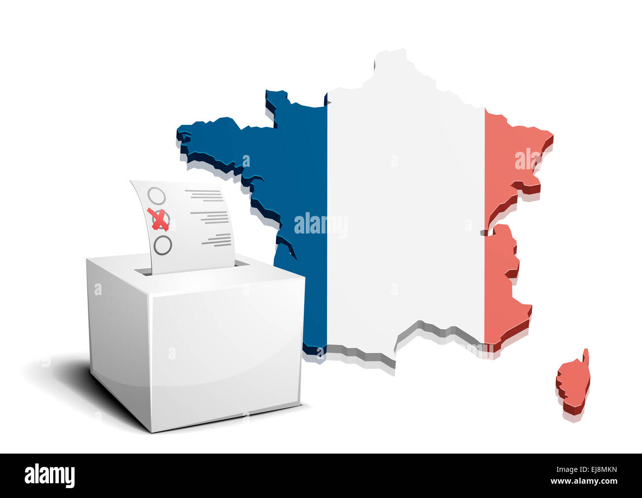 ballot box France Stock Photo Alamy