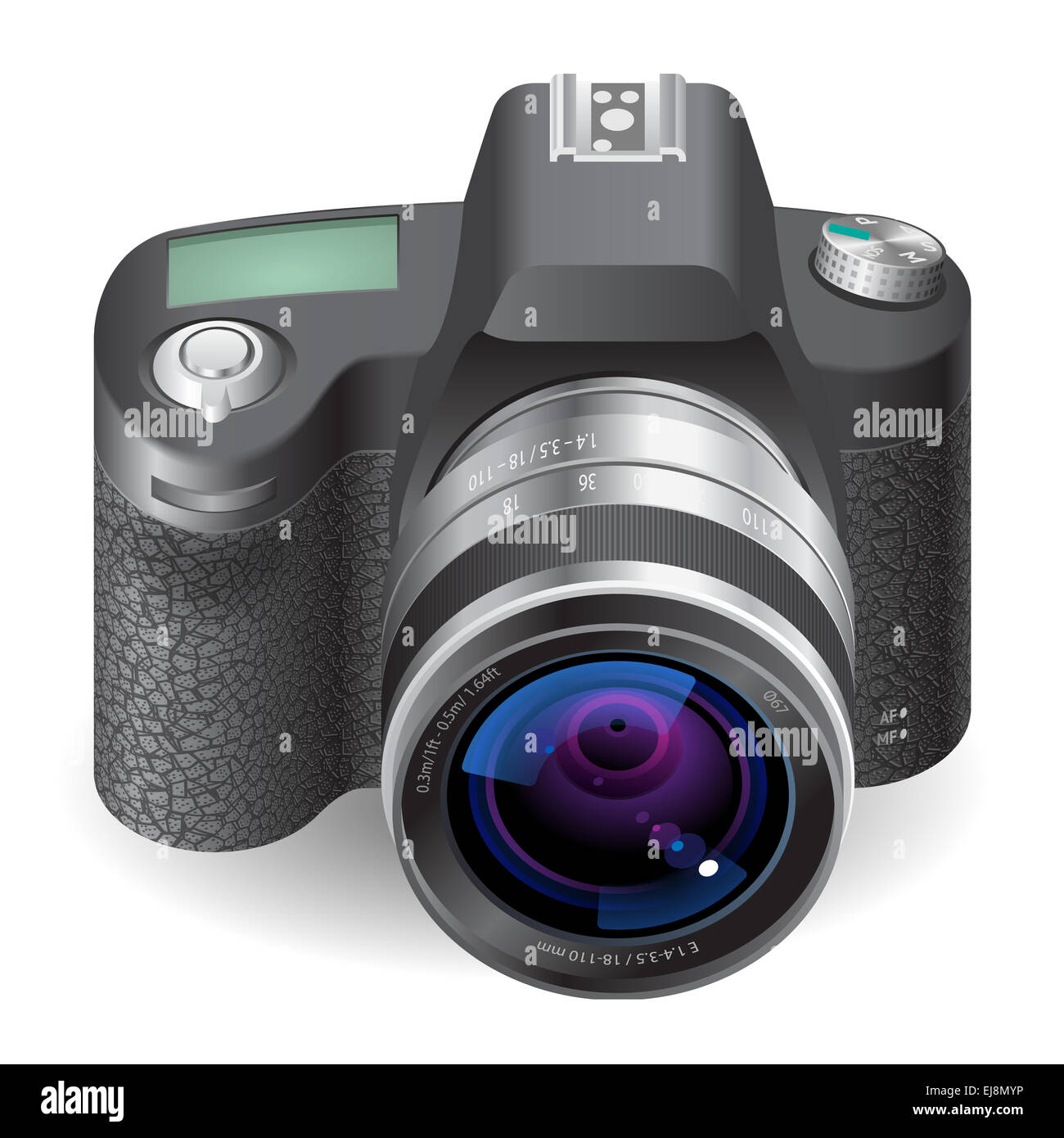 Icon for SLR camera Stock Photo