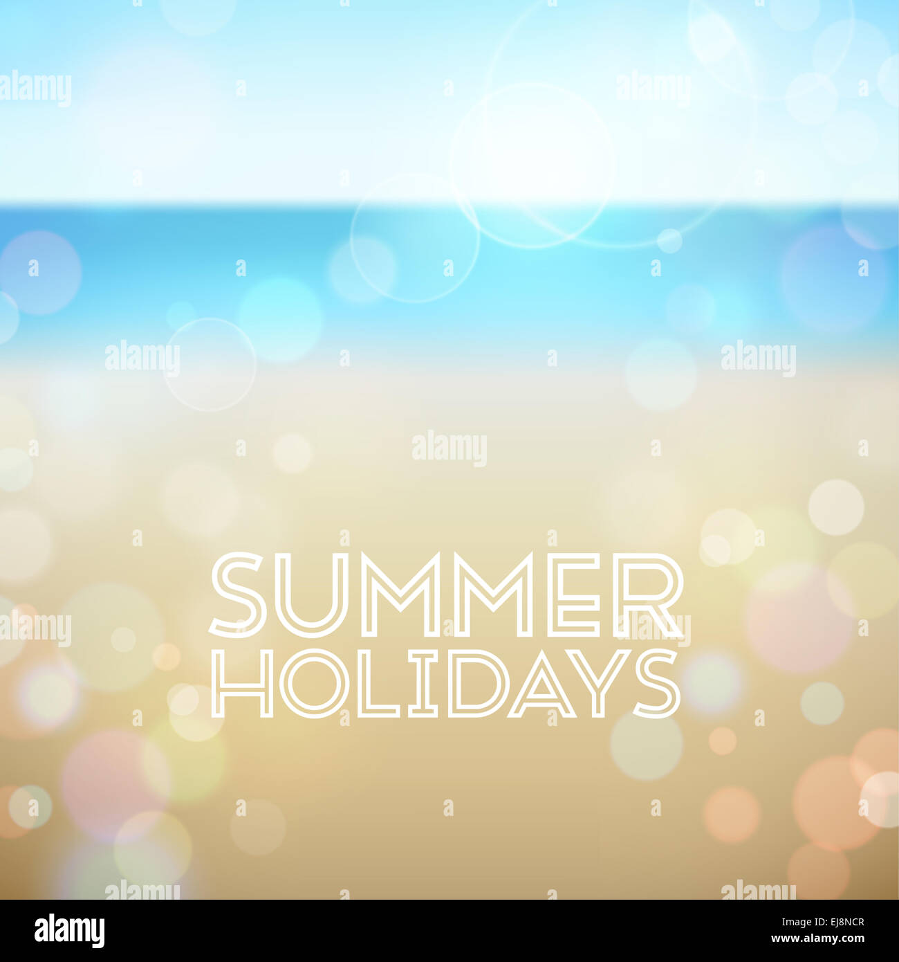 Summer holiday tropical beach background Stock Photo - Alamy