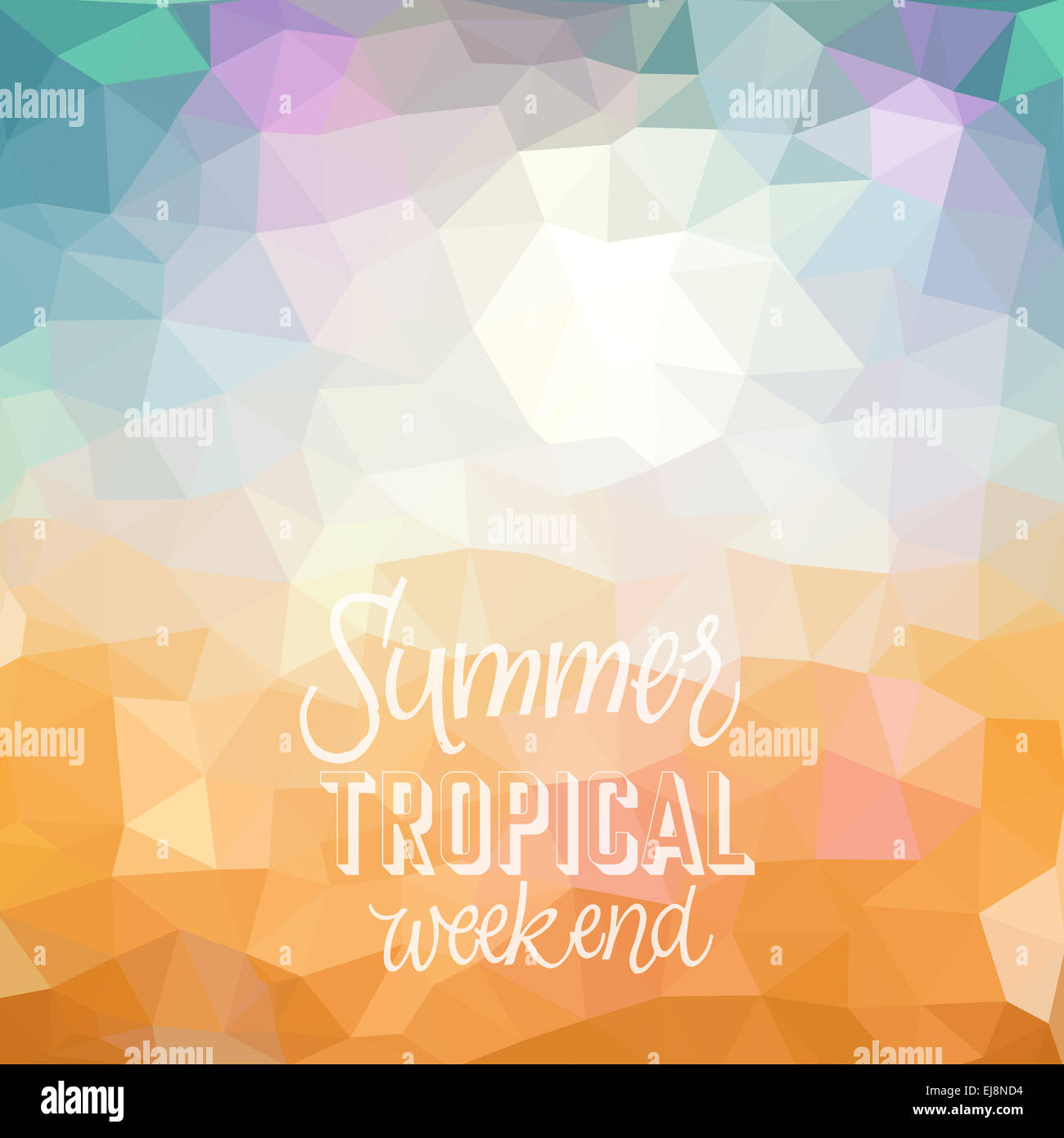 Summer holiday tropical beach background Stock Photo - Alamy