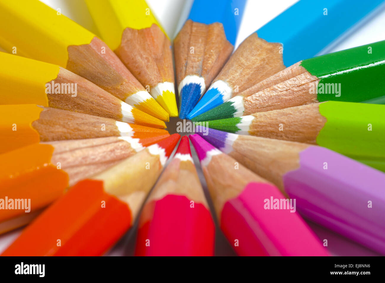 Rainbow pencil hi-res stock photography and images - Alamy