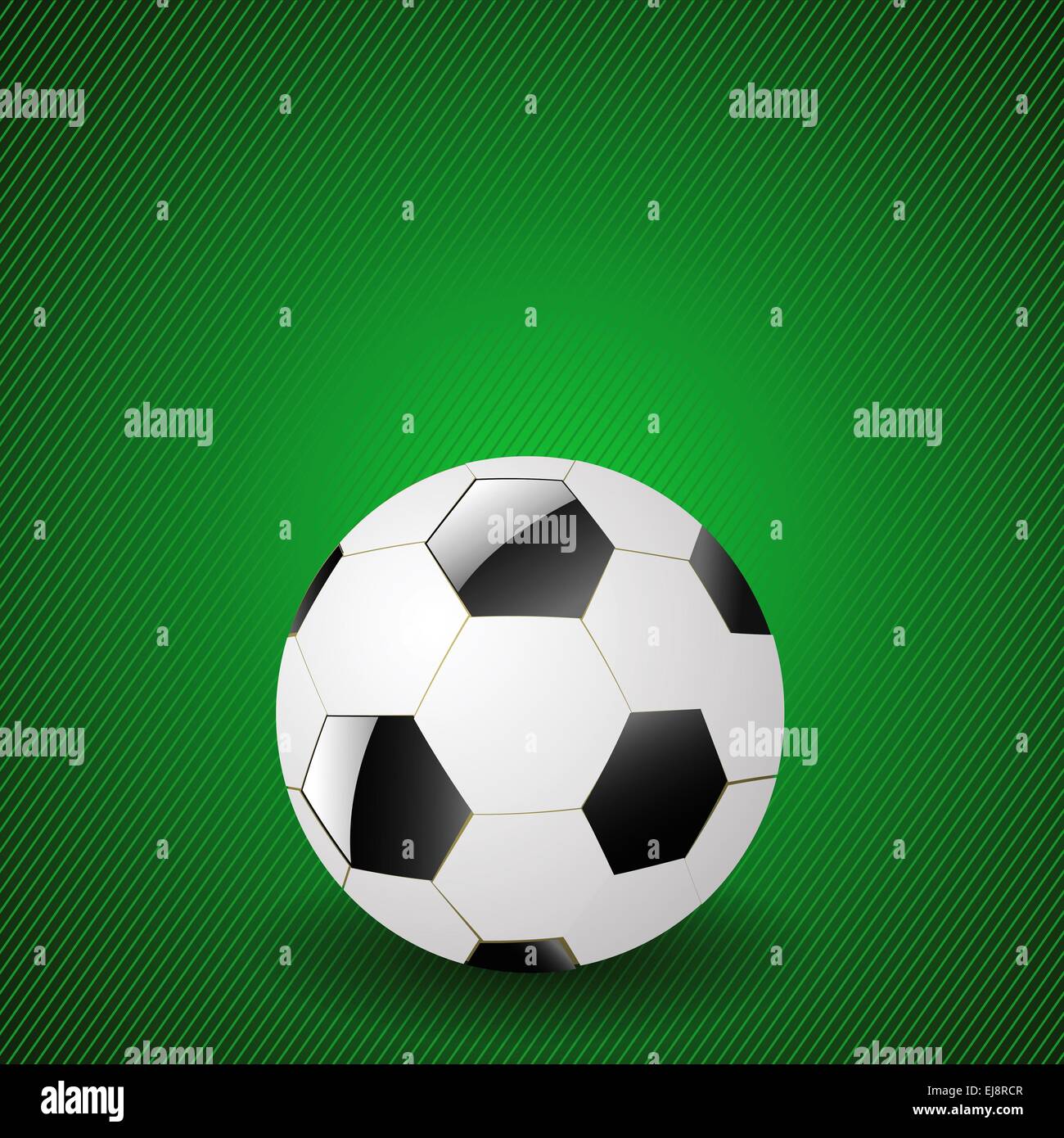 ball on a green background Stock Photo - Alamy