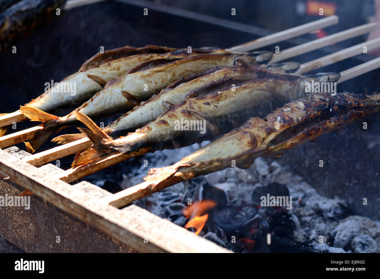 Bbq top fish griller