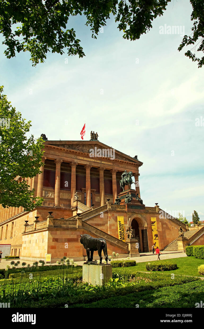 Berlin landmark old national hi-res stock photography and images - Alamy