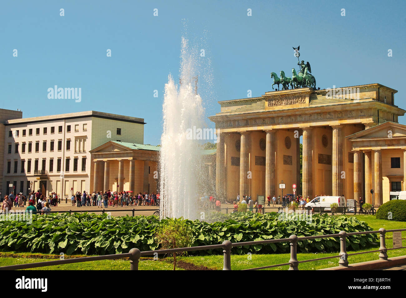 Brandenburg Gate Germany Berlin Stock Photo