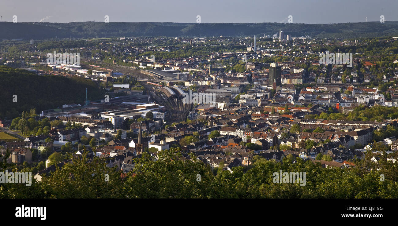 City overview, Hagen, Germany Stock Photo - Alamy