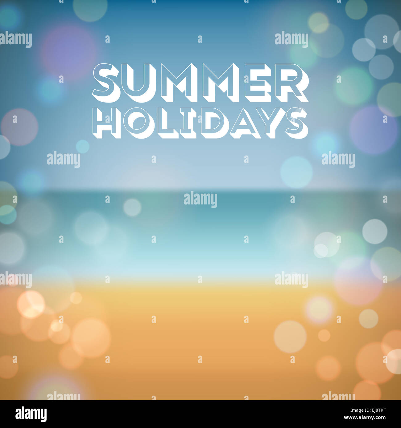 Summer holiday tropical beach background Stock Photo - Alamy