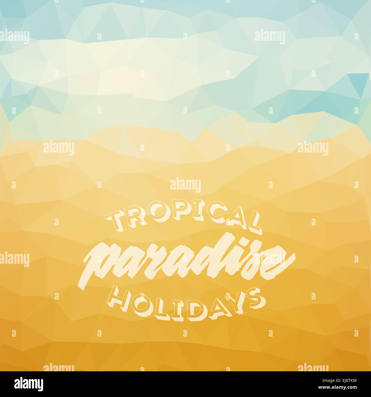 Summer holiday tropical beach background Stock Photo - Alamy