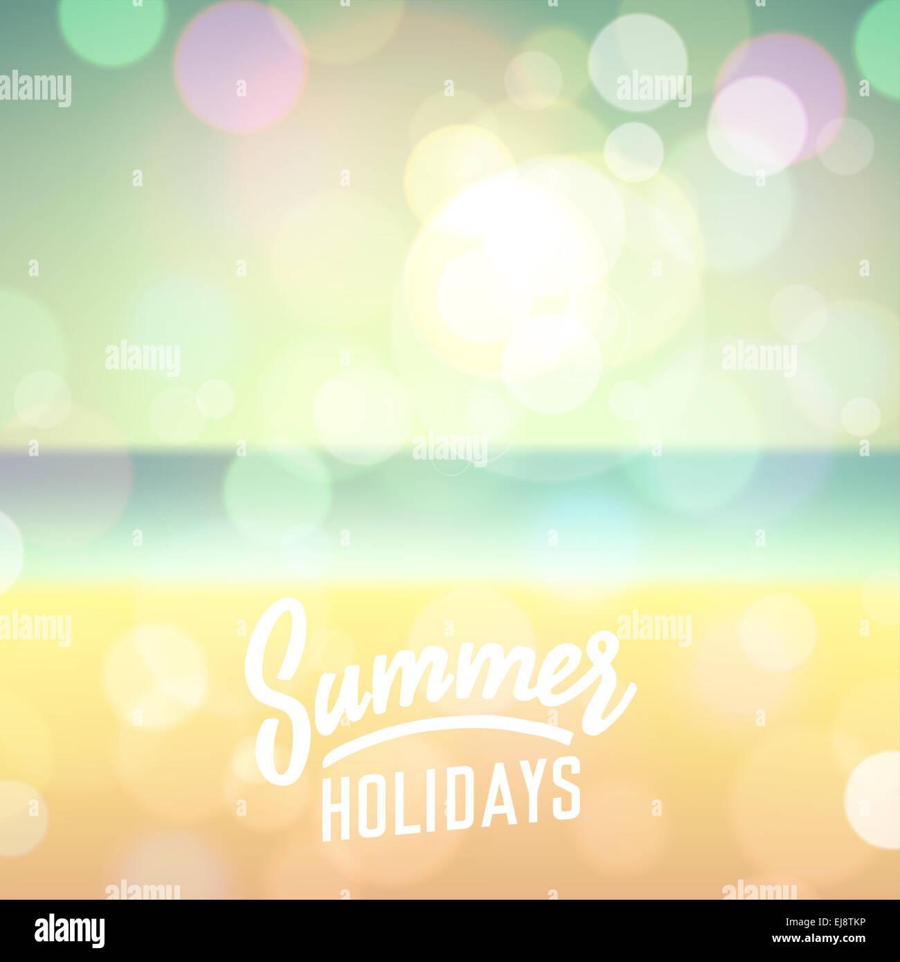Summer holiday tropical beach background Stock Photo - Alamy
