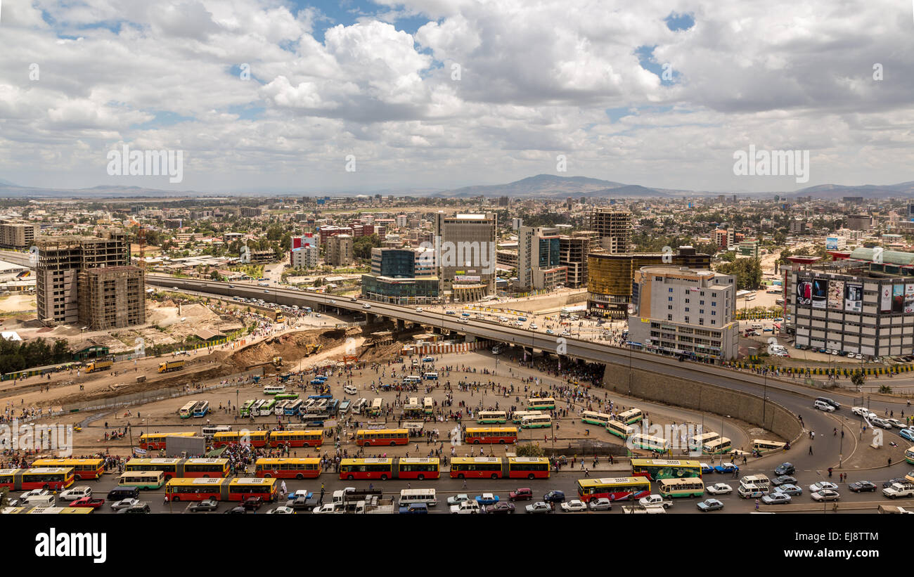 View of Addis Ababa Stock Photo