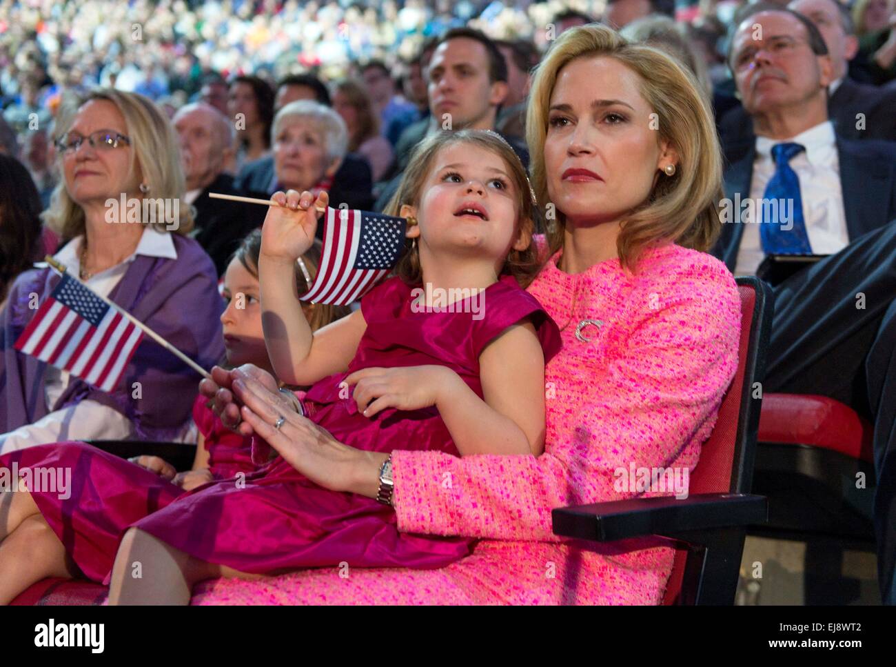 Lynchburg, Virginia, USA. 23rd Mar, 2015. HEIDI CRUZ and her daughters