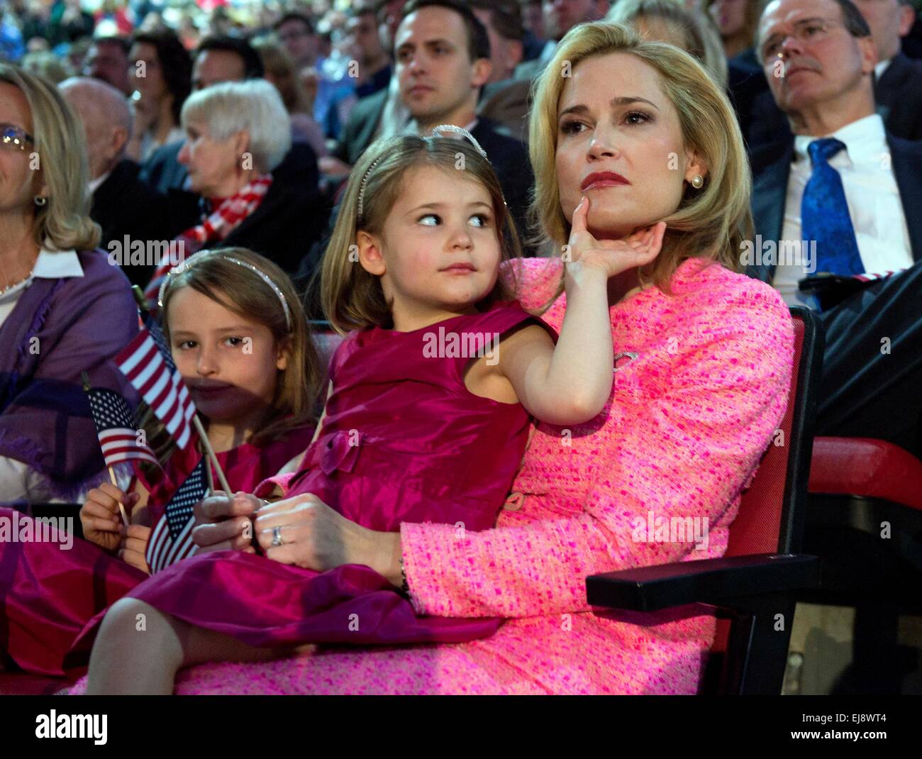 Lynchburg, Virginia, USA. 23rd Mar, 2015. HEIDI CRUZ and her daughters