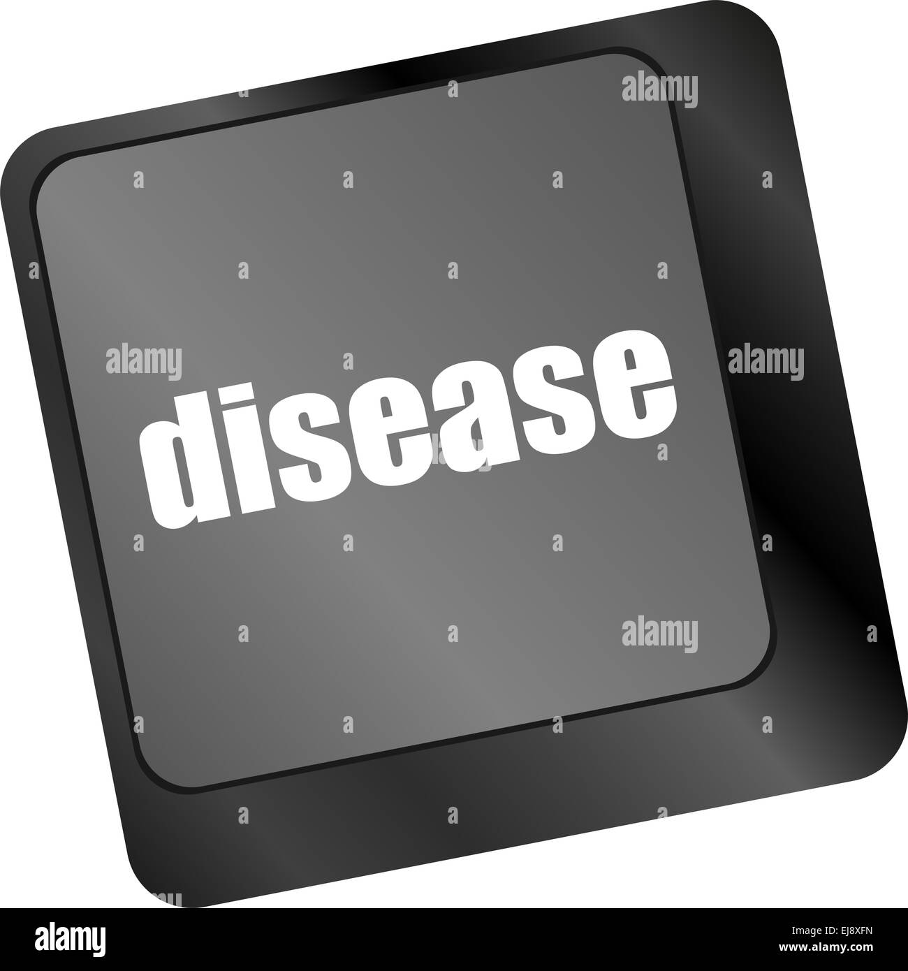 A computer keyboard with disease keys Stock Photo Alamy