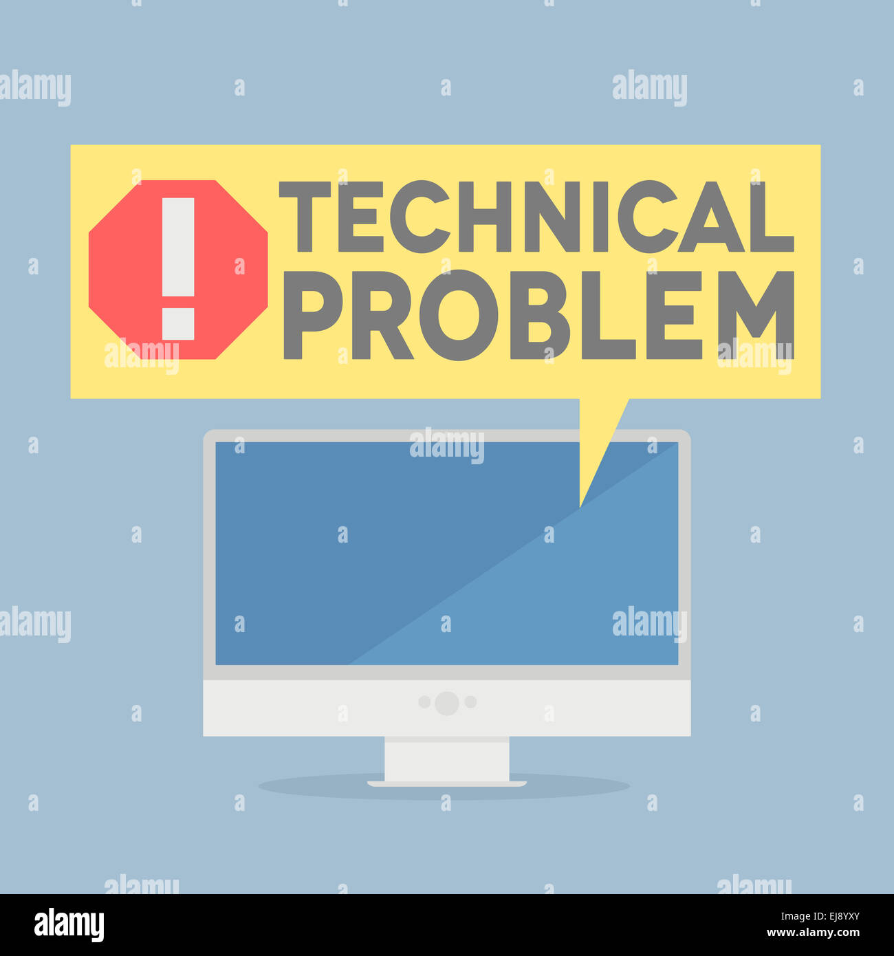 tech problem Stock Photo