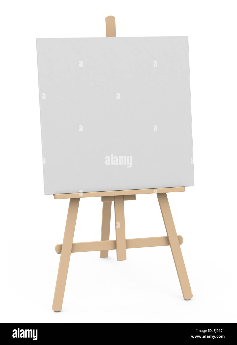 the easel Stock Photo