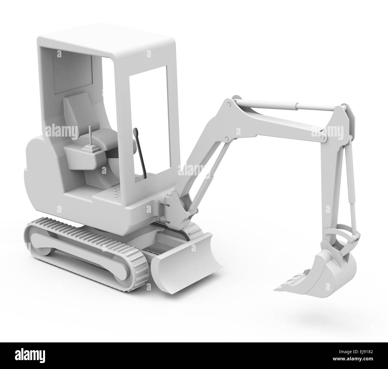 Excavator Black and White Stock Photos & Images Alamy
